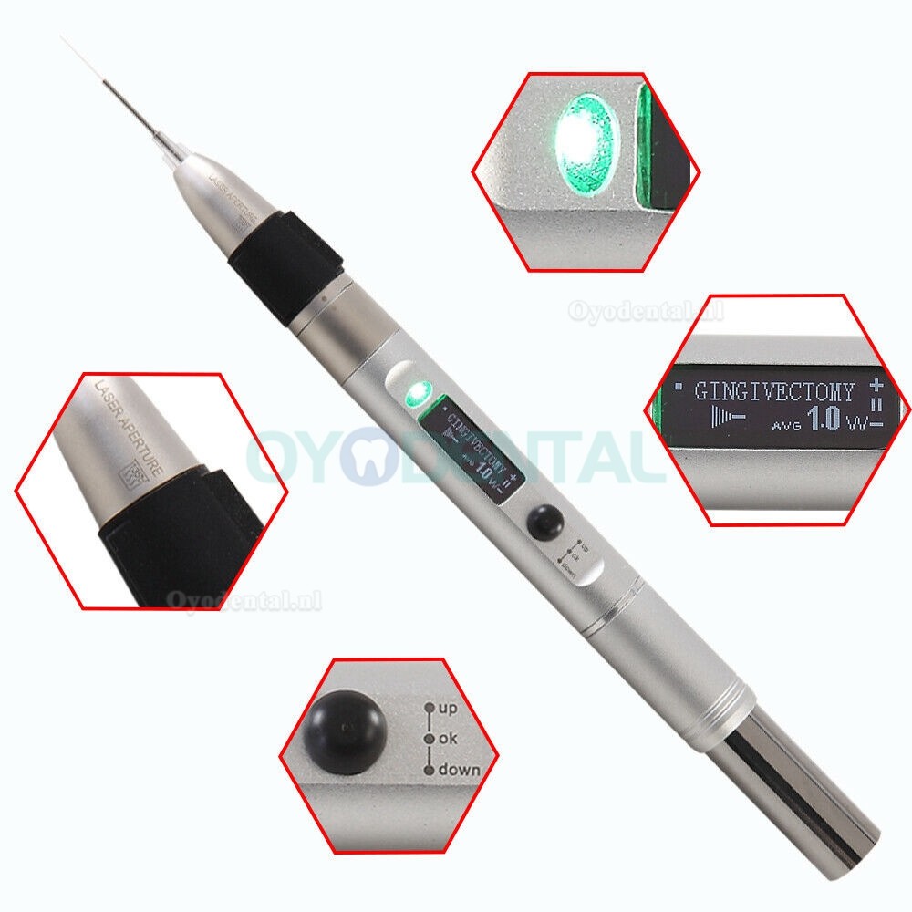 Diode Laser Tandheelkunde Draadloze Pen Parodontale Zacht weefsel Endodontische Chirurgische Wortel